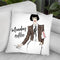 Monday Coffee & Good Read Throw Pillow By Maja Tomljanovic