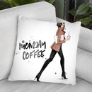 Monday Coffee Throw Pillow By Maja Tomljanovic