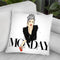Monday Feels Throw Pillow By Maja Tomljanovic