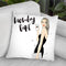 Monday Girl Throw Pillow By Maja Tomljanovic