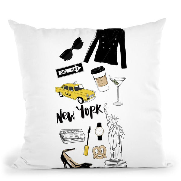 New York Throw Pillow By Maja Tomljanovic