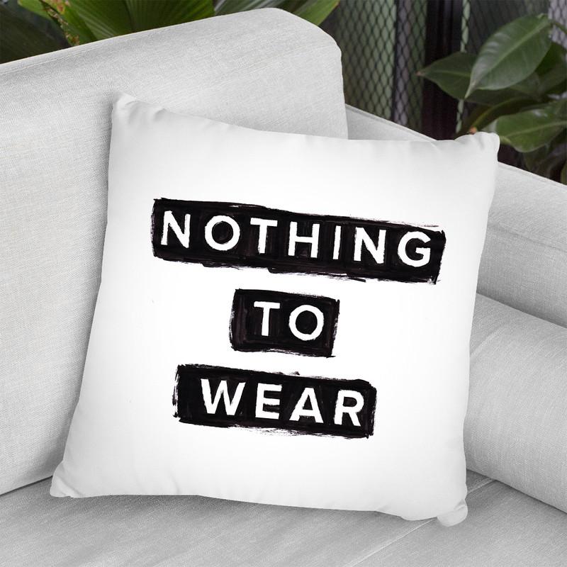 Nothing To Wear Throw Pillow By Maja Tomljanovic