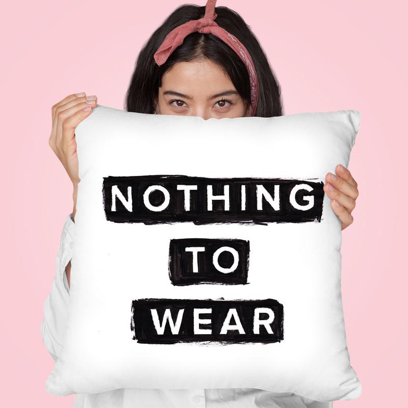 Nothing To Wear Throw Pillow By Maja Tomljanovic