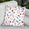 Sea Life Pattern Throw Pillow By Maja Tomljanovic