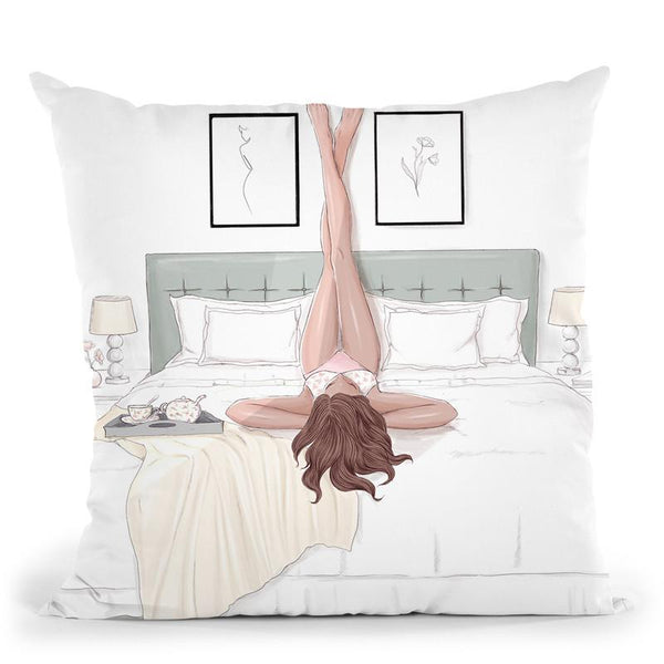Sunday Feels Throw Pillow By Maja Tomljanovic