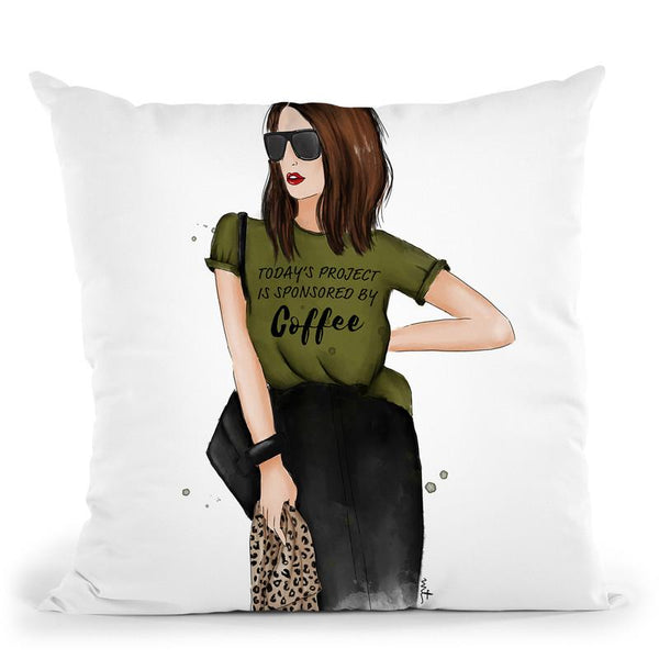 Today'S Project Throw Pillow By Maja Tomljanovic