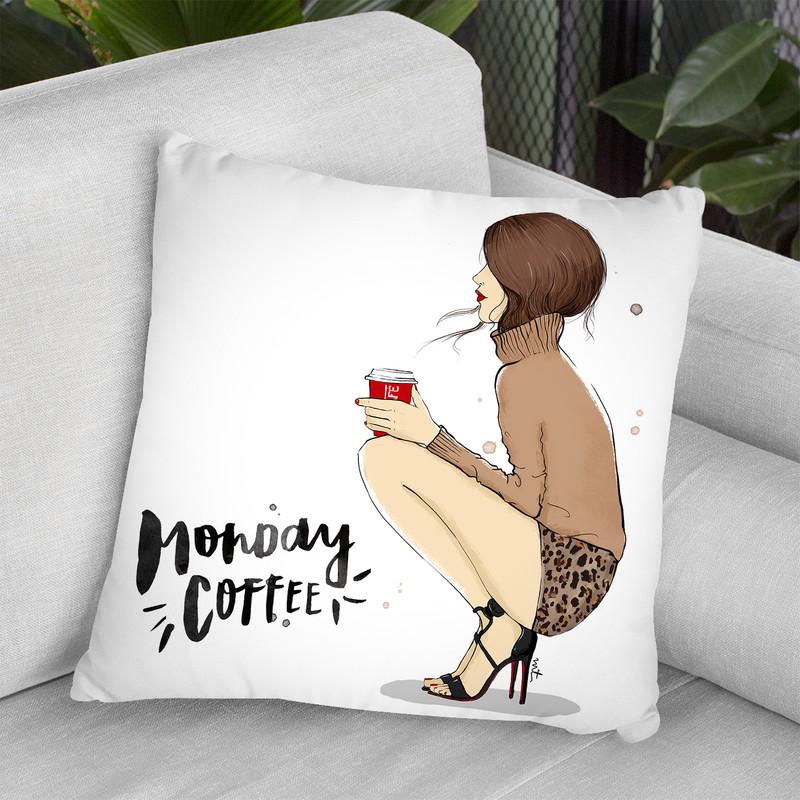 Deep Thoughts Throw Pillow By Maja Tomljanovic