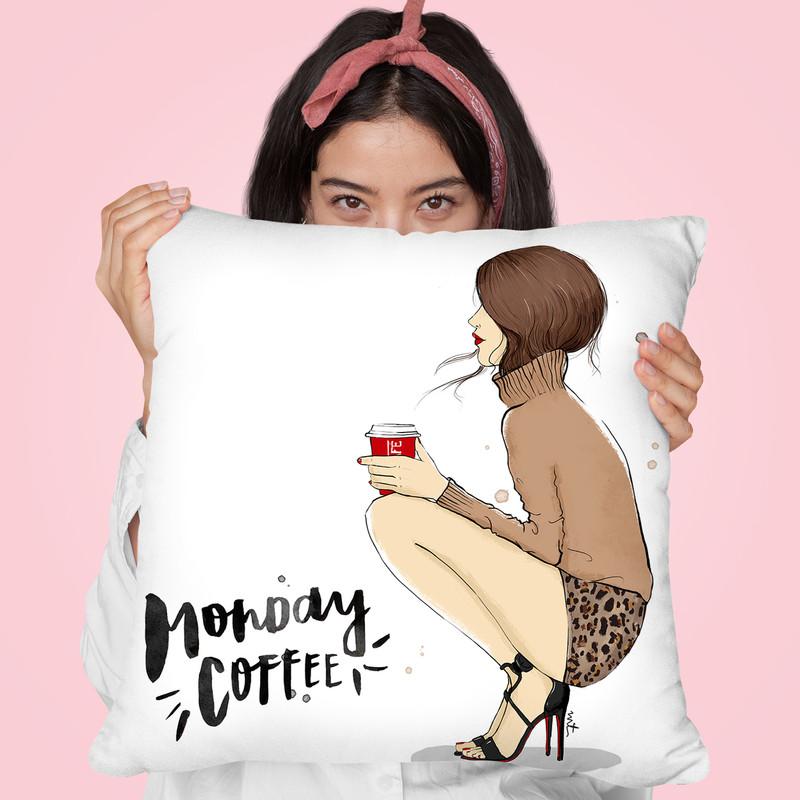 Deep Thoughts Throw Pillow By Maja Tomljanovic