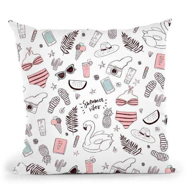 Fashion Pattern Throw Pillow By Maja Tomljanovic