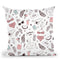 Fashion Pattern Throw Pillow By Maja Tomljanovic