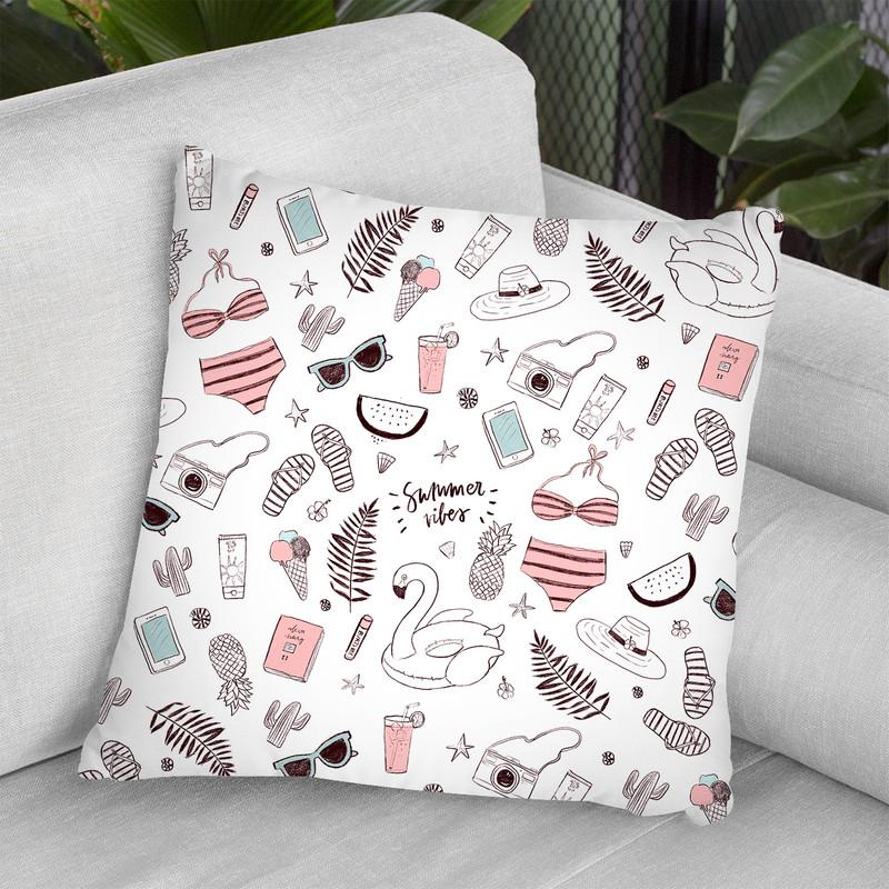 Fashion Pattern Throw Pillow By Maja Tomljanovic