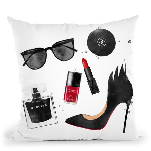 Favorite Things Throw Pillow By Maja Tomljanovic