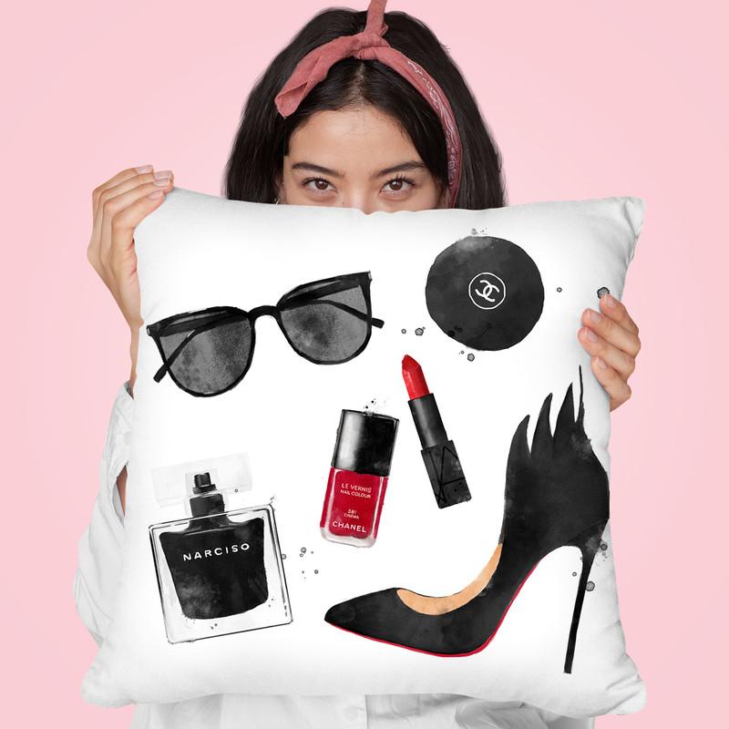 Favorite Things Throw Pillow By Maja Tomljanovic