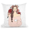 Flower Girl Throw Pillow By Maja Tomljanovic