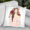 Flower Girl Throw Pillow By Maja Tomljanovic