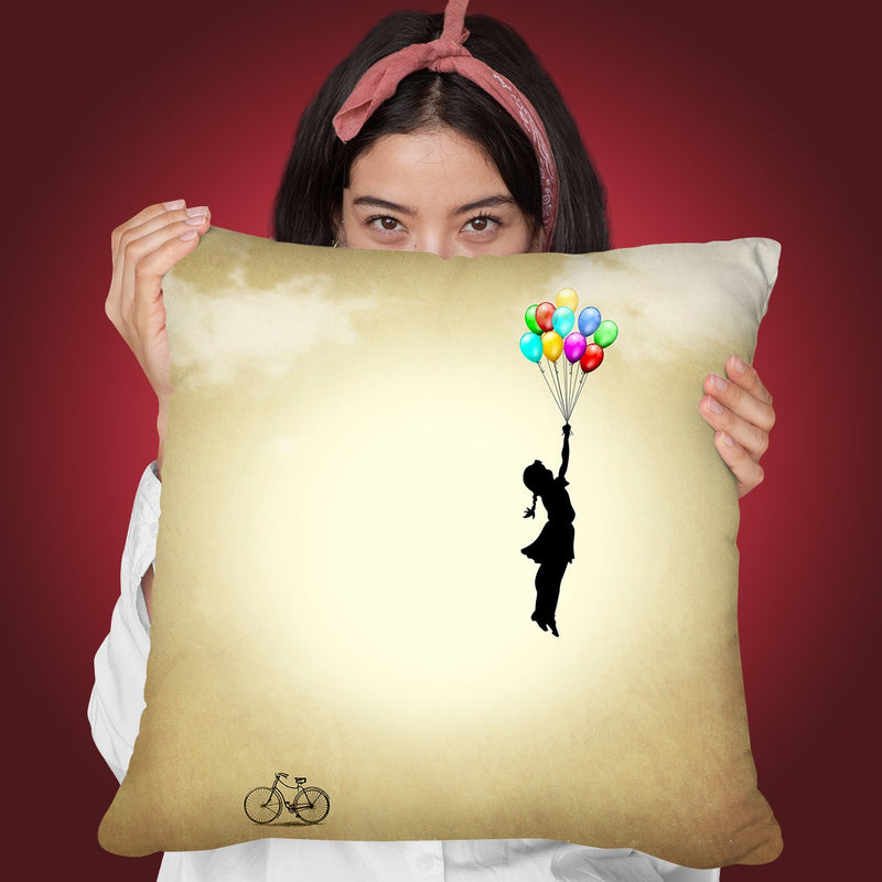 Balloon Throw Pillow By Mark Ashkenazi