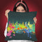 The Big I Throw Pillow By Mark Ashkenazi