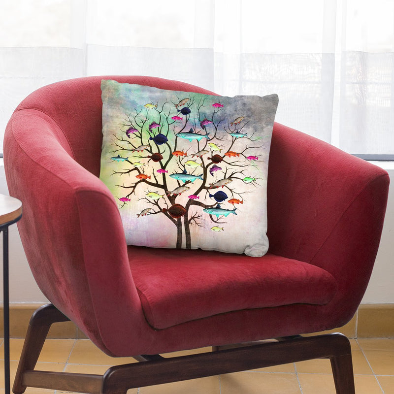 Tree Ii Throw Pillow By Mark Ashkenazi