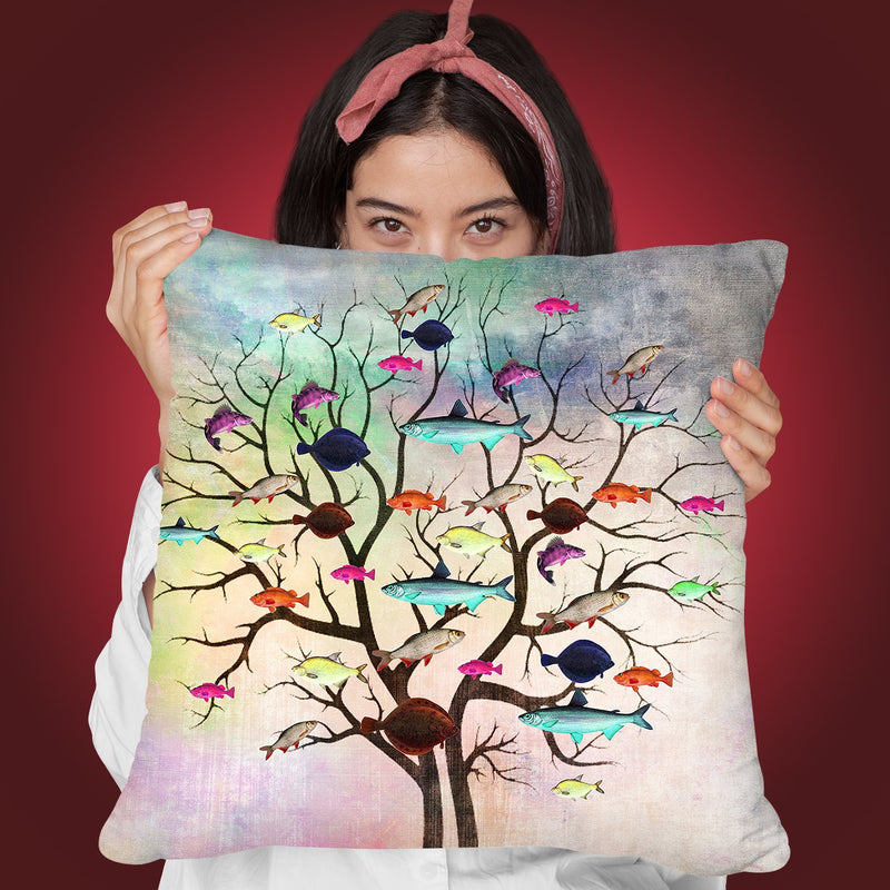 Tree Ii Throw Pillow By Mark Ashkenazi