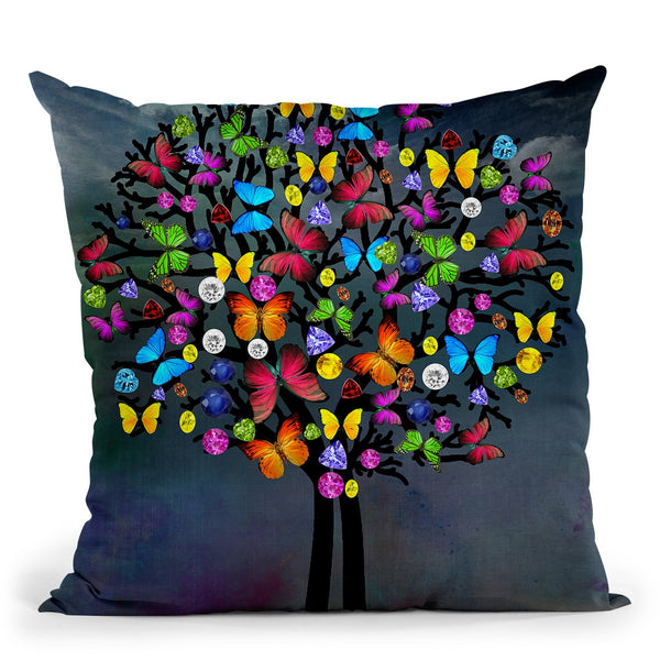 Tree Iv Throw Pillow By Mark Ashkenazi