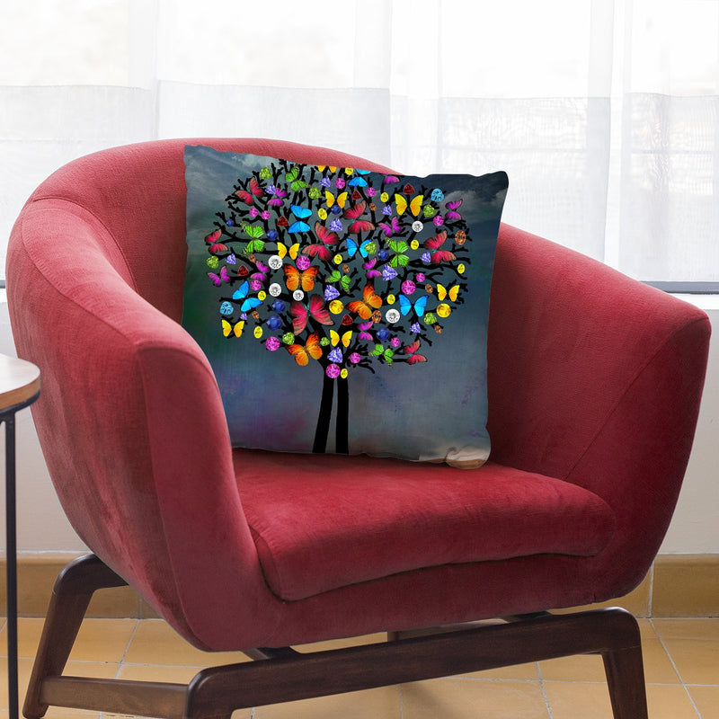 Tree Iv Throw Pillow By Mark Ashkenazi