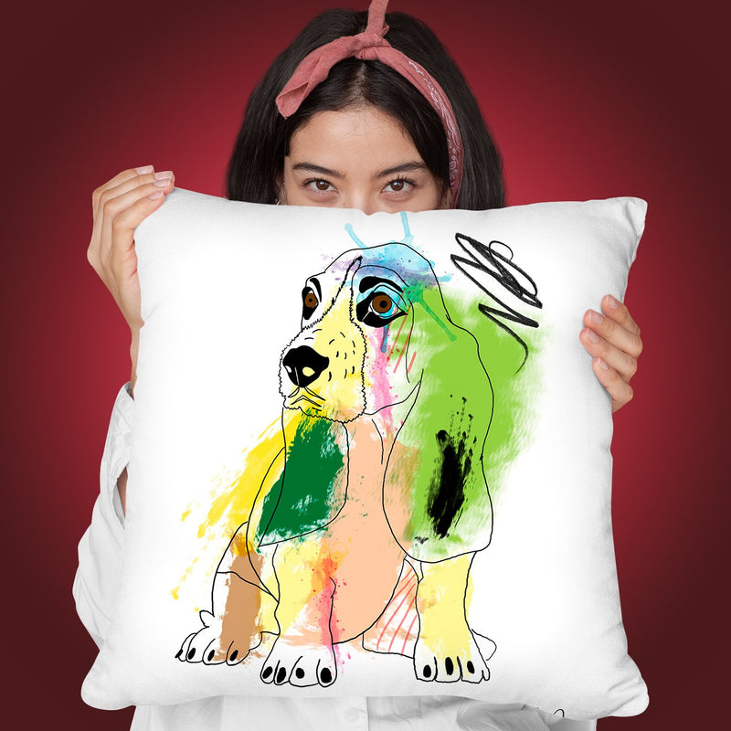 Colour by Numbers Throw Pillow By Mark Ashkenazi