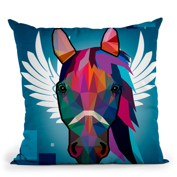 Wpap Horse Ii Throw Pillow By Mark Ashkenazi