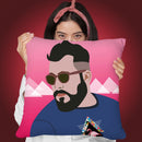 Cute Throw Pillow By Mark Ashkenazi