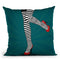 Striped Tights Ii Throw Pillow By Mark Ashkenazi