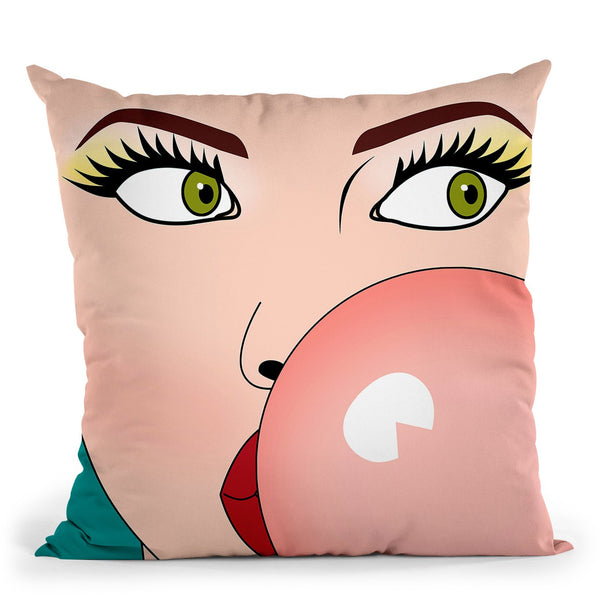 Foto Bubble Gum Throw Pillow By Mark Ashkenazi