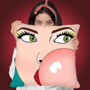 Foto Bubble Gum Throw Pillow By Mark Ashkenazi