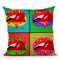 Lips Ii Throw Pillow By Mark Ashkenazi