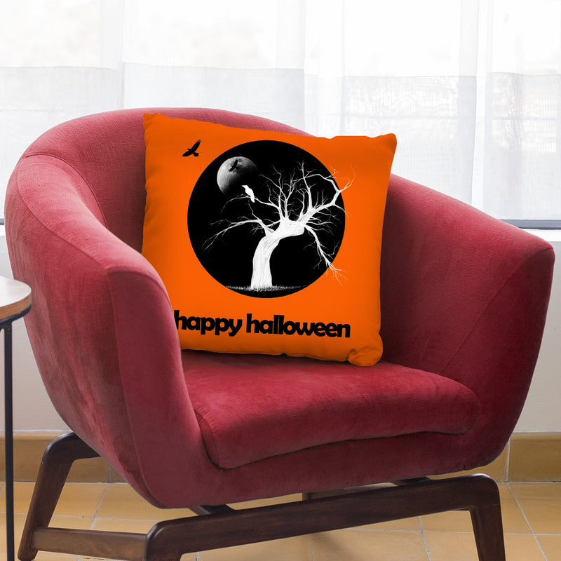 Happy Halloween Throw Pillow By Mark Ashkenazi