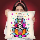 Buddha Throw Pillow By Mark Ashkenazi