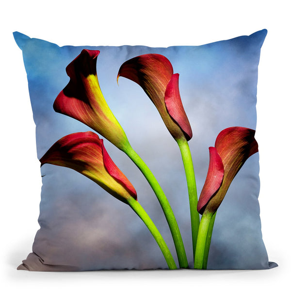 Cala Lily Iii Throw Pillow By Mark Ashkenazi