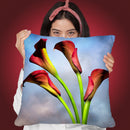Cala Lily Iii Throw Pillow By Mark Ashkenazi