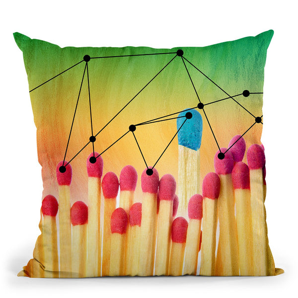 Matches Ii Throw Pillow By Mark Ashkenazi