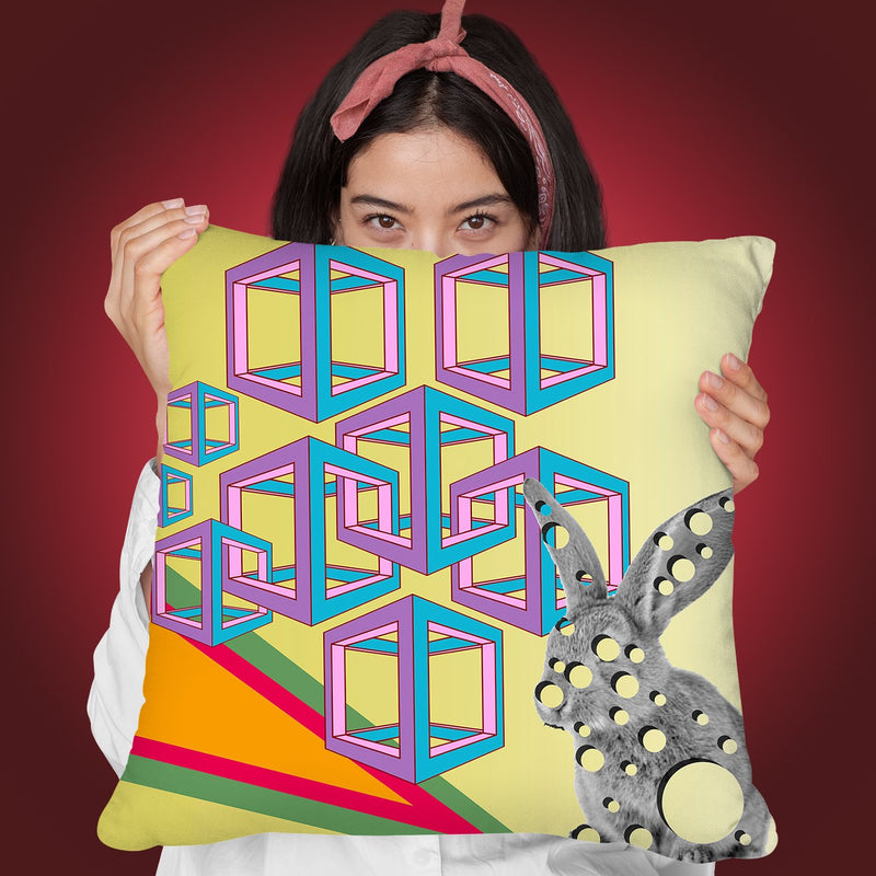 Geometric Throw Pillow By Mark Ashkenazi