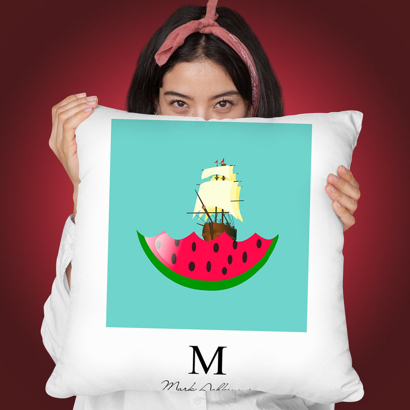 Watermelon I Throw Pillow By Mark Ashkenazi