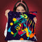 Zebra In Color Throw Pillow By Mark Ashkenazi