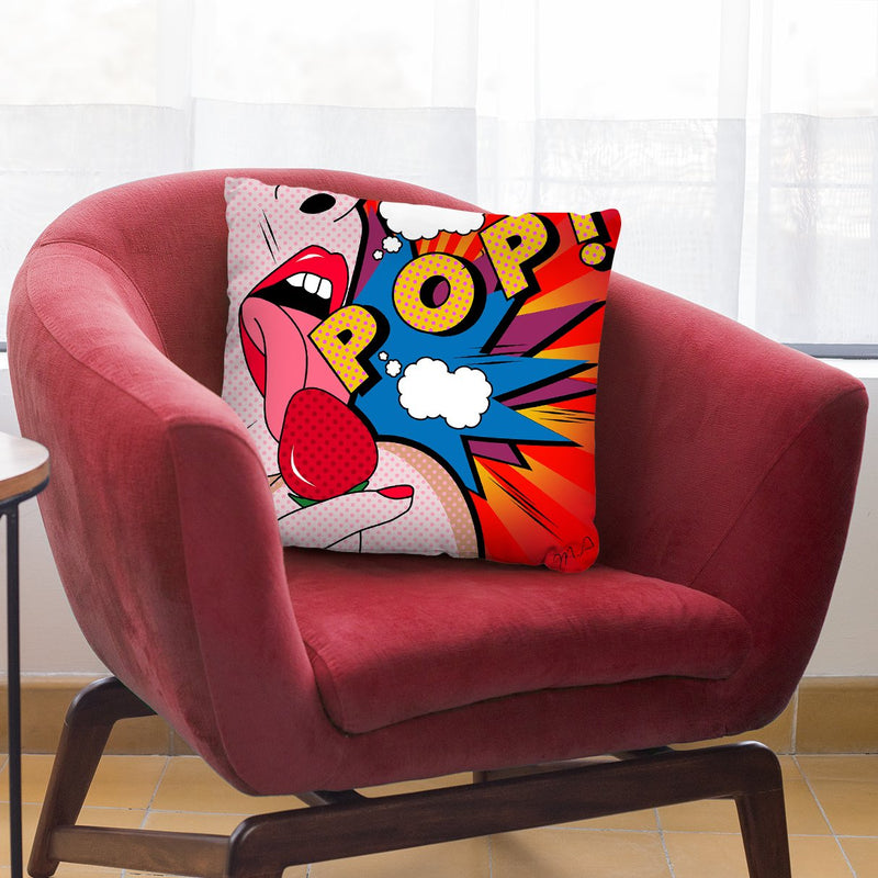 Pop Throw Pillow By Mark Ashkenazi