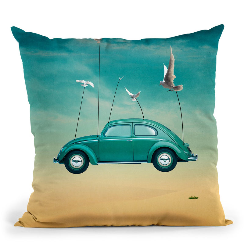 Volkswagen Ii Throw Pillow By Mark Ashkenazi