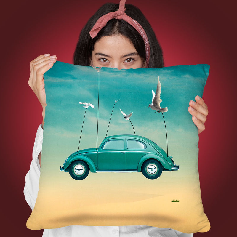 Volkswagen Ii Throw Pillow By Mark Ashkenazi