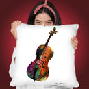 Cello Throw Pillow By Mark Ashkenazi