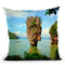 Coastal Palms Iii Throw Pillow By Mark Ashkenazi