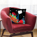 Mini Mal I Throw Pillow By Mark Ashkenazi
