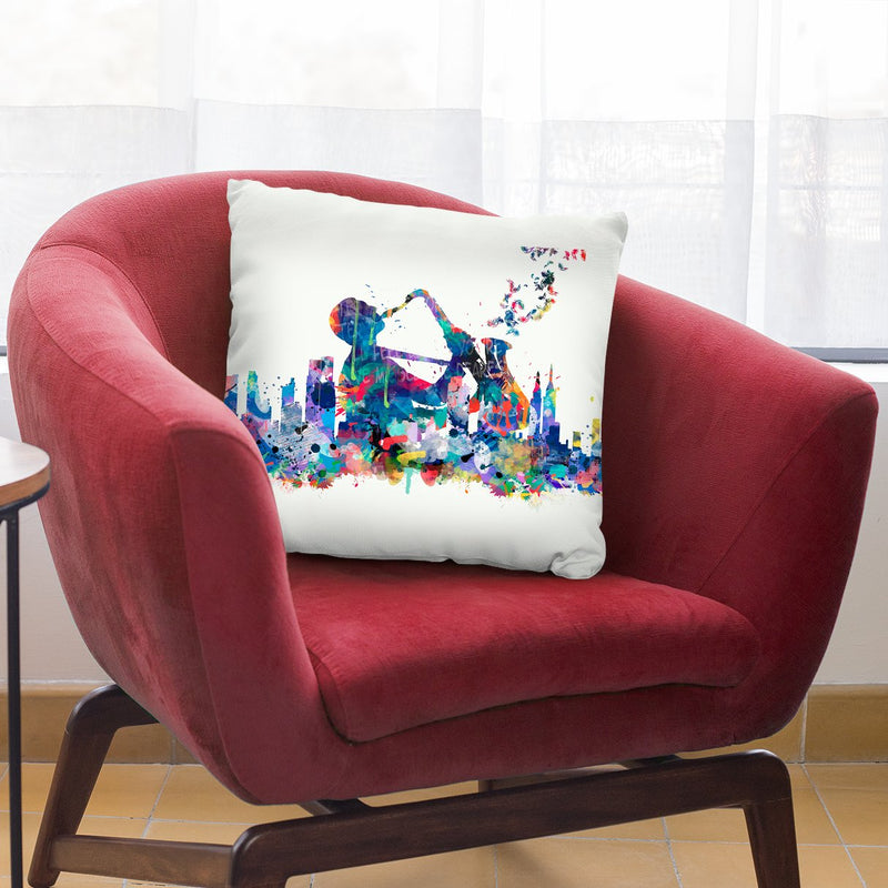 New York Mark Iv Throw Pillow By Mark Ashkenazi