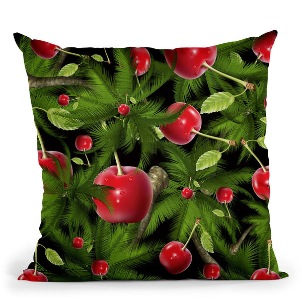 Palm-Tree Throw Pillow By Mark Ashkenazi