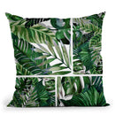 Tropical Leaves Throw Pillow By Mark Ashkenazi