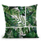 Tropical Leaves Throw Pillow By Mark Ashkenazi